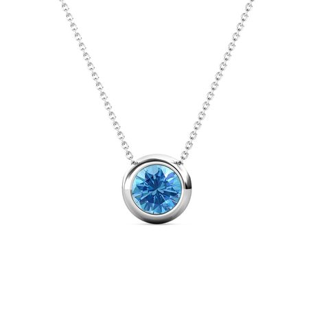Destiny Moon December/Topaz Birthstone Necklace with Swarovski Crystals Buy Online in Zimbabwe thedailysale.shop