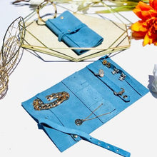 Load image into Gallery viewer, Luxury Travel Jewellery Organiser - Genuine Leather Suede
