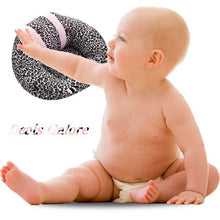 Load image into Gallery viewer, Baby Seat Support Pillow - Black and Pink
