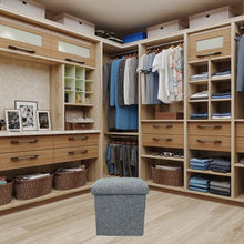 Load image into Gallery viewer, Urban Lifestyle Trend Storage Stool – Large - Grey
