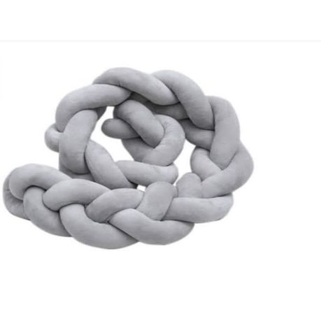 Nuovo- Knot Cot Bumper- 2m- Grey