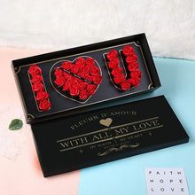 Load image into Gallery viewer, I Love You Floral Arrangement Box - Red
