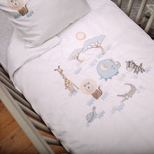 Load image into Gallery viewer, Babes &amp; Kids - African Safari Cot Duvet Set -Egyptian Cotton
