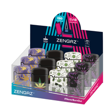Load image into Gallery viewer, 12 Pack Zengaz Mega Jet Flame Lighter - Leaf Design
