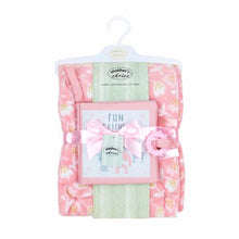 Load image into Gallery viewer, Baby Blanket And Fabric Book - Girl's Fun Friends
