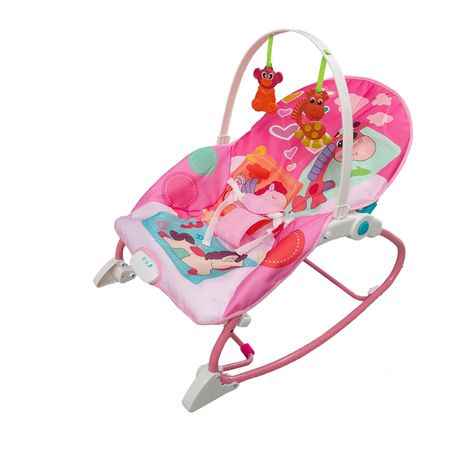 Time2Play Baby Vibrating Rocking Chair Pink