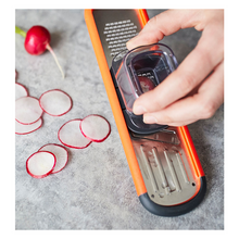 Load image into Gallery viewer, 2-in-1 Grater &amp; Slicer, Orange ID-42
