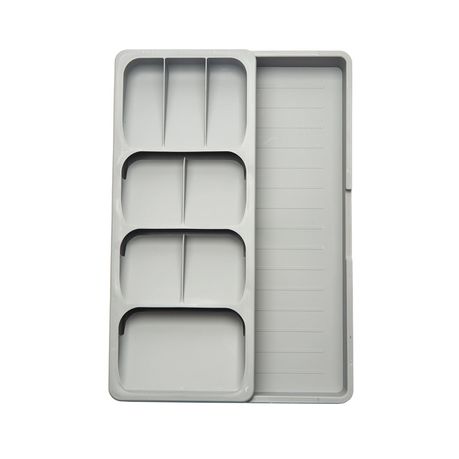 Gretmol Extendable Kitchen Drawer Organizer - Grey Buy Online in Zimbabwe thedailysale.shop
