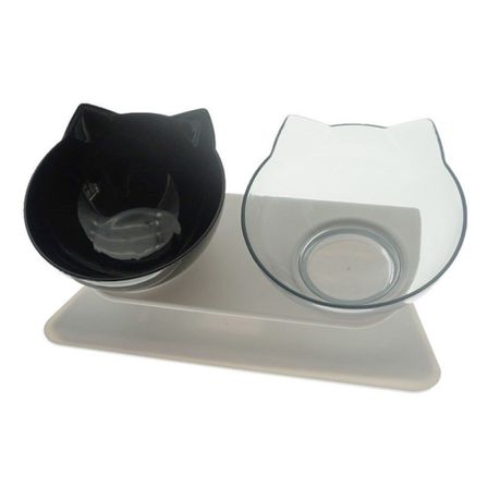Pet Double Bowl with Stand Feeding - Dog Buy Online in Zimbabwe thedailysale.shop