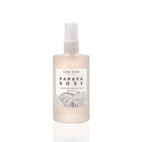 Suki Suki Naturals Papaya Rose Hydrating Facial Mist 100ml Buy Online in Zimbabwe thedailysale.shop