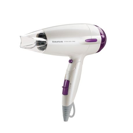 Taurus Hair Dryer Foldable DC Motor White 2 Speed 2200W Studio 2200 Ionic Buy Online in Zimbabwe thedailysale.shop