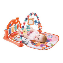 Load image into Gallery viewer, Time2Play Baby Piano Activity Animal Play Mat Orange
