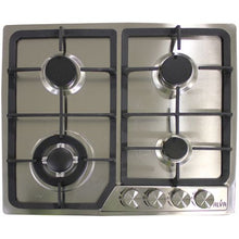 Load image into Gallery viewer, Alva - 60Cm 4 Burner Gas Hob - Stainless Steel
