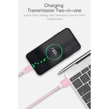 Load image into Gallery viewer, USB Type C Data Cable - 1m Braided Fast Charging - Rose Gold
