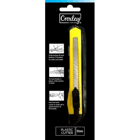 Croxley 135mm Plastic Cutter Buy Online in Zimbabwe thedailysale.shop