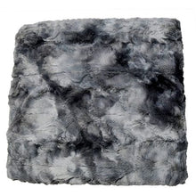 Load image into Gallery viewer, Wonder Trend Faux Fur Luxury Mink Thermal Heat Blanket Throw Charcoal Grey
