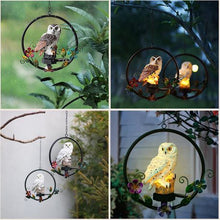 Load image into Gallery viewer, Outdoor Solar Wind Chime Light, Garden Light, Garden Decoration –Brown Owl
