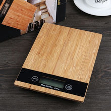 Load image into Gallery viewer, CheffyThings Digital Bamboo Kitchen Scale
