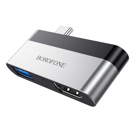 Borofone DH2 Adapter Type-C to HDMI & USB3.0