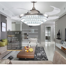 Load image into Gallery viewer, Retractable Blade Ceiling Fan With Remote
