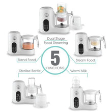 Load image into Gallery viewer, BabyWombWorld Baby Food Processor Steamer Blender and Milk Bottle Warmer
