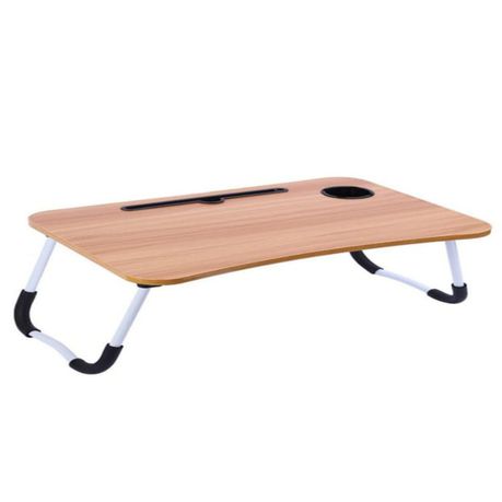 Fold-able Portable Mini Laptop Table-Brown Buy Online in Zimbabwe thedailysale.shop
