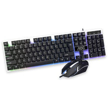 Load image into Gallery viewer, AOC KM100 Wired Gaming Keyboard &amp; 800DPI 6 Button Mouse Set - Black &amp; White
