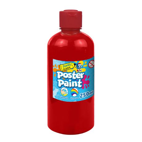 Bantex, Poster Paint 250ml - Red Buy Online in Zimbabwe thedailysale.shop