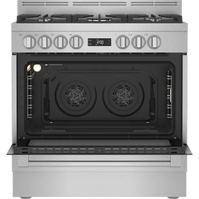 Load image into Gallery viewer, Beko 90cm Gas / Electric Inox Free Standing Stove
