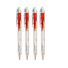Load image into Gallery viewer, Pencom - OG38 Oil Gel 1.0mm Red Retractable Pen Drum of 50
