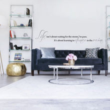 Load image into Gallery viewer, Fantastick - Dance In The Rain Vinyl Wall Poetry
