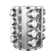 Load image into Gallery viewer, CheffyThings Stainless Steel Rotating Spice Organiser
