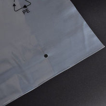Load image into Gallery viewer, 100 Resealable HDPE Poly Bags with Warning Labels - 150*260+40mm 50mic
