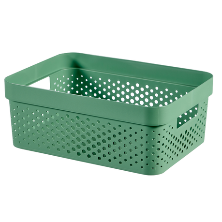 Curver By Keter Infinity 11L Storage Basket With Dots - Green Buy Online in Zimbabwe thedailysale.shop