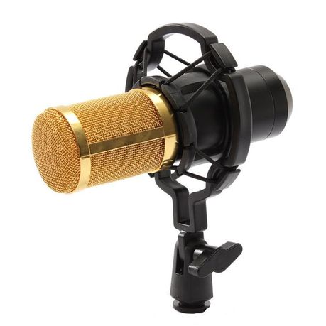 BM800 Condenser Microphone Recording With Shock Mount Kit (Black) Buy Online in Zimbabwe thedailysale.shop