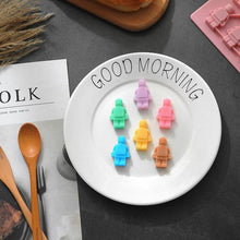Load image into Gallery viewer, 8 Robot Baby Food DIY Silicone Mould for Chocolate, Candy, Gummy
