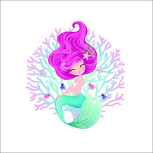 Load image into Gallery viewer, Mermaid in Coral Wall Art Decal
