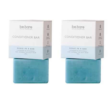 Be.Bare Genie in a Bar Conditioner Bar 100g - Pack of 2 Buy Online in Zimbabwe thedailysale.shop