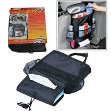 Load image into Gallery viewer, Car Seat Organizer with Cooler Bag-Black
