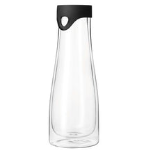Load image into Gallery viewer, Leonardo Water Carafe with Lid: Double Walled Handmade Glass Primo1 Litre
