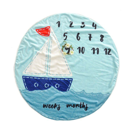 Baba Jay Baby Monthly Milestone Blanket - Boat Buy Online in Zimbabwe thedailysale.shop