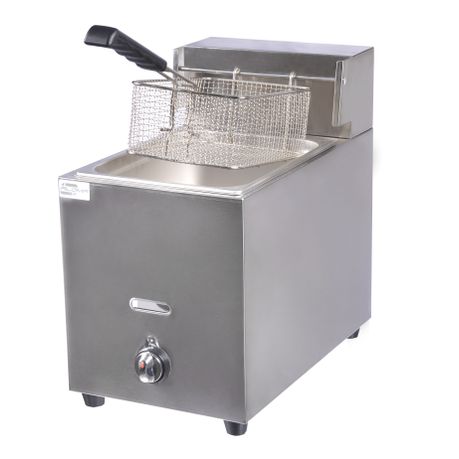 Aloma - Single Gas Deep Fryer - 6L - Silver Buy Online in Zimbabwe thedailysale.shop