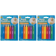 Load image into Gallery viewer, Bath Buddy - Bath Crayons - Assorted Colours - Pack of 3 (18 Pieces)
