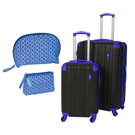 San Juan 2 Piece Luggage Set with 2 Piece Toiletry Bag Buy Online in Zimbabwe thedailysale.shop