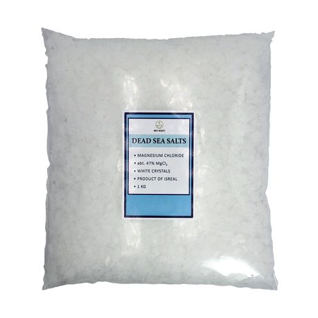 Dead Sea Salts - Magnesium Chloride Flakes - 1KG Buy Online in Zimbabwe thedailysale.shop