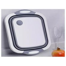 Load image into Gallery viewer, 3 In 1 Foldable Chopping Board, Washing Bowl &amp; Draining Basket
