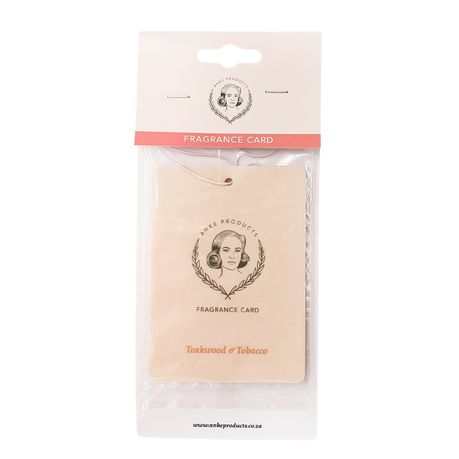 Anke Products - Teakwood & Tobacco Car Fragrance Card Buy Online in Zimbabwe thedailysale.shop