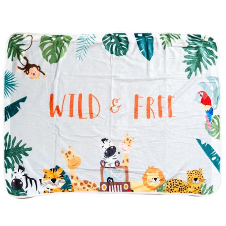 Baby Blanket Wild & Free Buy Online in Zimbabwe thedailysale.shop
