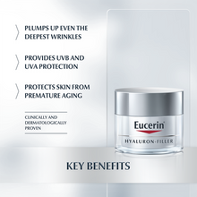 Load image into Gallery viewer, Eucerin Hyaluron - Filler Moisturiser SPF15  Day 50ml
