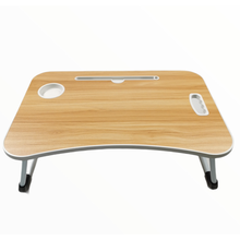 Load image into Gallery viewer, All-purpose Foldable Table Laptop Desk Bed Tray With Tablet Slot
